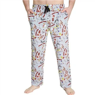 Qigħ tal-Pijama tal-irġiel tal-qoton 100